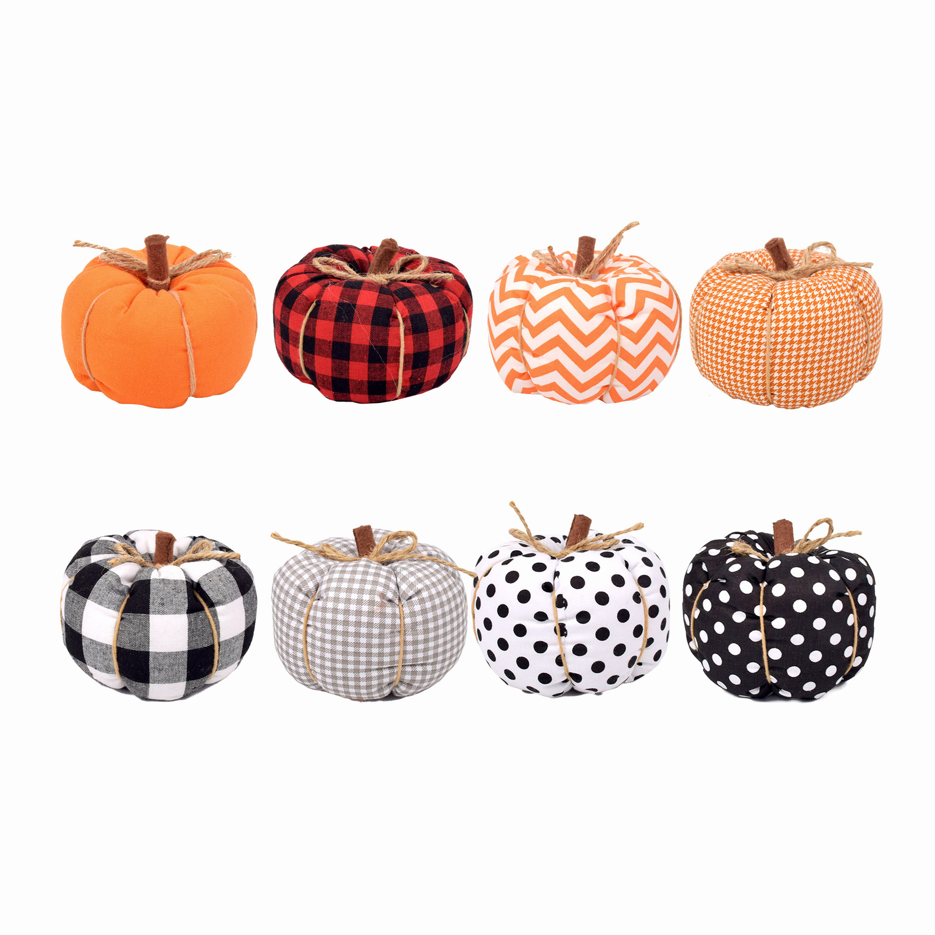 Cross-border New 4.5-inch Autumn Harvest Festival Pumpkin European and American Home Fabric Decoration Ornaments Harvest Festival Decorations