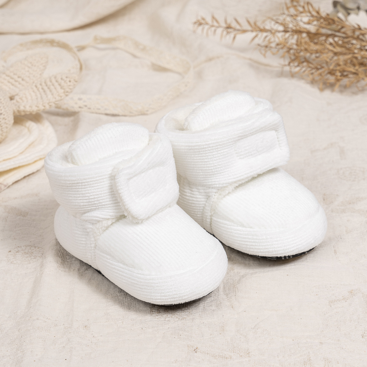 Cross-border New Baby Shoes Winter Warm Cotton Shoes Velcro Sleeve Boots Soft Sole Toddler Shoes Baby shoes