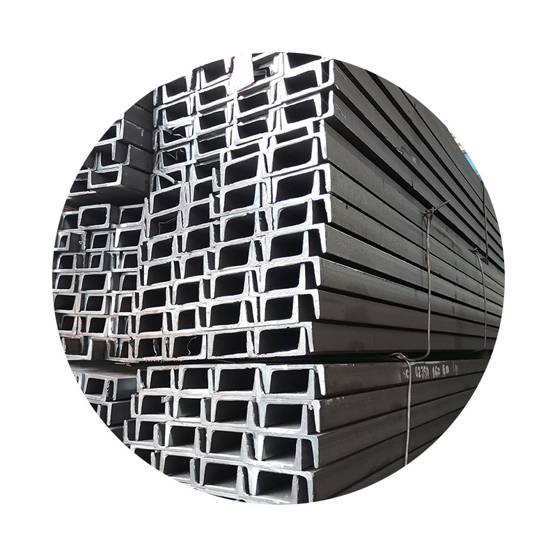 Manufacturer Wholesale Q235B Groove Steel Equipment Structure Groove Steel No. 5 Groove Steel Steel Beam National Non-Standard Galvanized Groove Steel Groove Iron