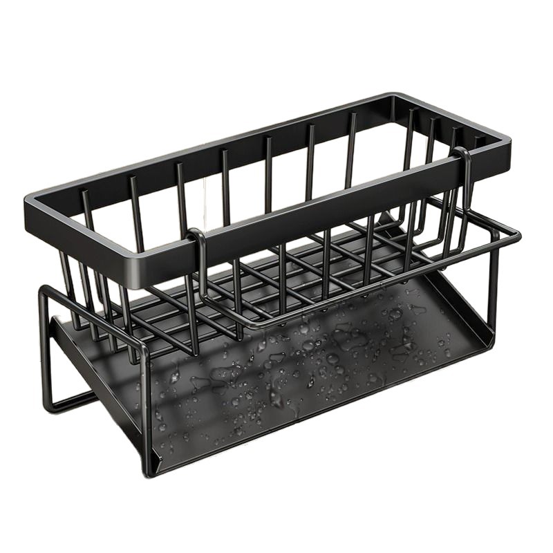 Kitchen Drain Rack, Sink Dishwashing Liquid, Sponge, Rag Storage Rack, Drain Steel Ball, Dishwashing Sink Storage Rack
