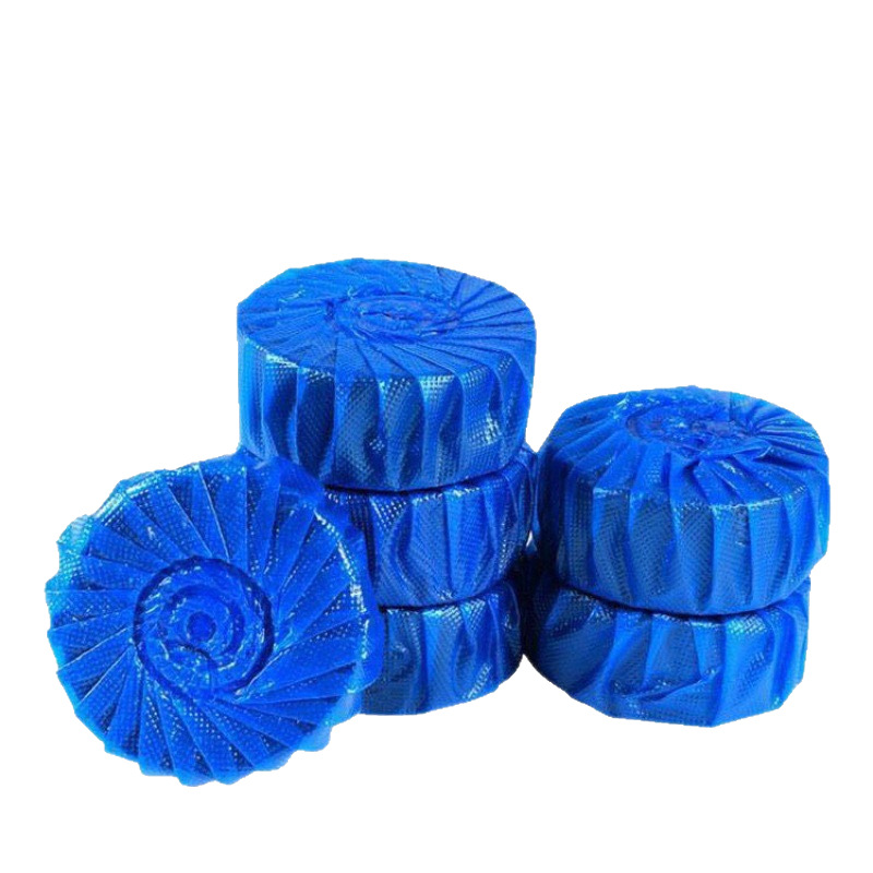 Blue bubble toilet block a bag of 10 toilet cleaning treasure toilet cleaning toilet detergent toilet deodorant