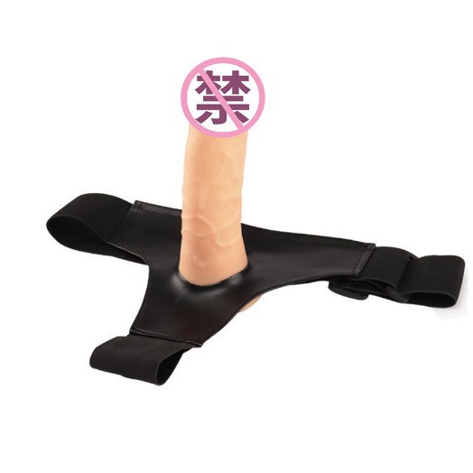 Wearing Hollow Penis Couple Adult Sex Products Bold and Lengthened Men's Stem Cover Women's Utensils Leather Pants