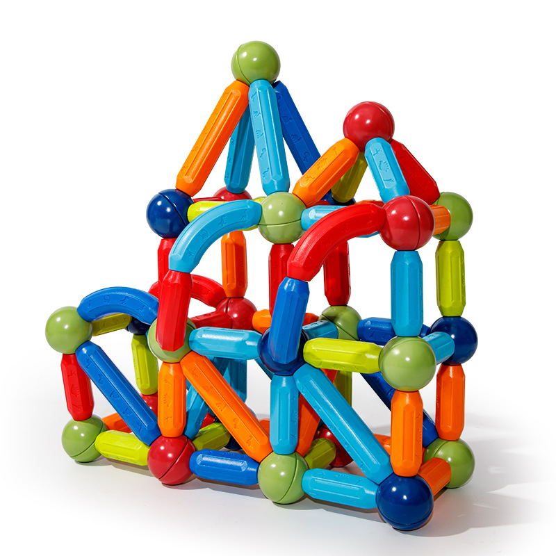 Pokémon brand children's puzzle building blocks magnetic stick geometric assembled toys wholesale