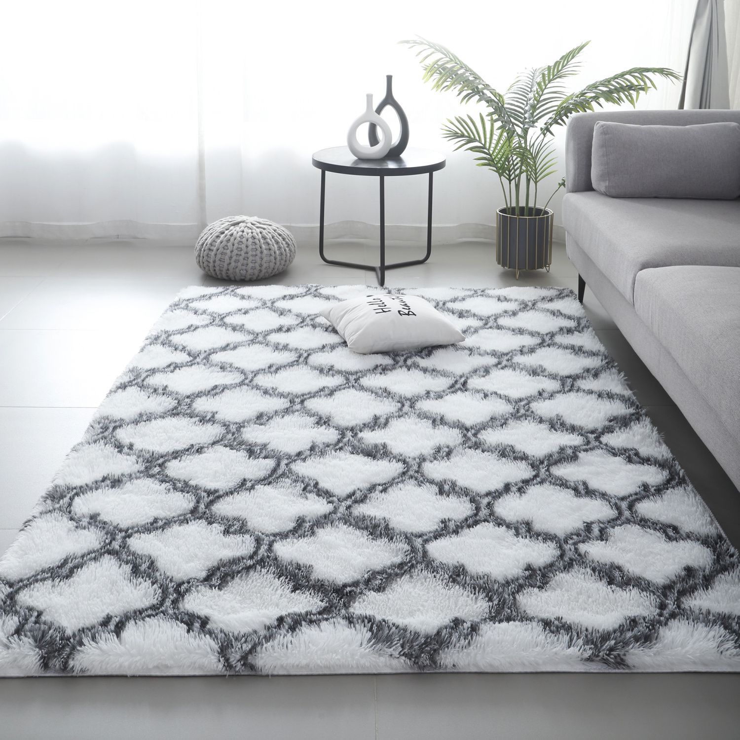 Thick Carpet for Bedroom Girls, Stain-Resistant Bedside, Living Room, Tatami Room, Large Area Full of Dream