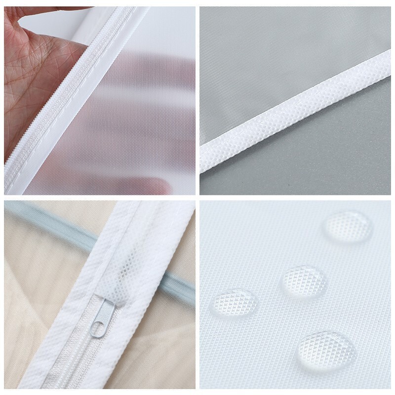 Clothes Dust Cover Household Washable Thickeneded Transparent Clothing Hanging Bag Waterproof Coat Storage Dust Bag