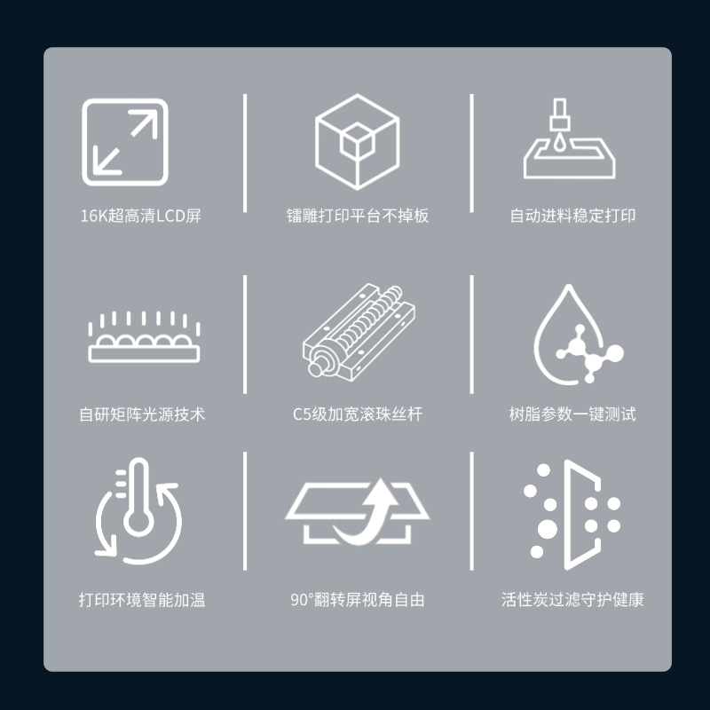 Desktop Grade Lcd 3D Printer Vnici 02-Lcd-A Dental Jewelry Photosensitive Resin Model Making