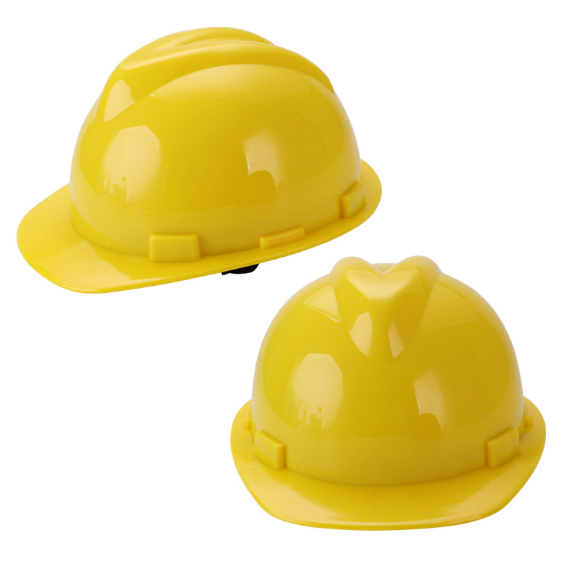 Foreign trade cross-border PE knob plastic cap thickened dust-proof sunscreen cap protective helmet construction site safety helmet printing manufacturers