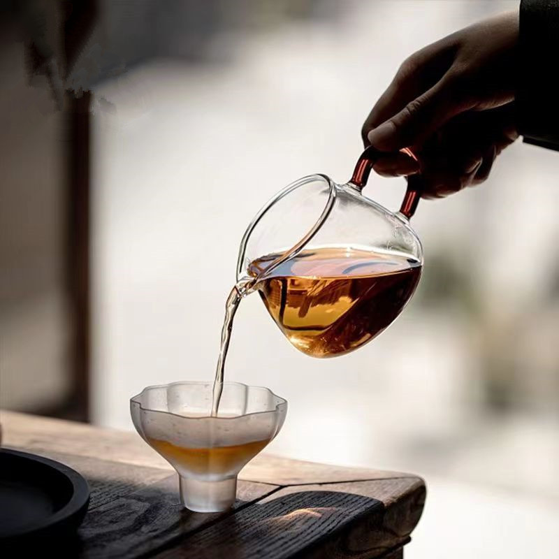 Color High Borosilicate glass tea set fair Cup Tea Sea tea filter Penguin cup size capacity