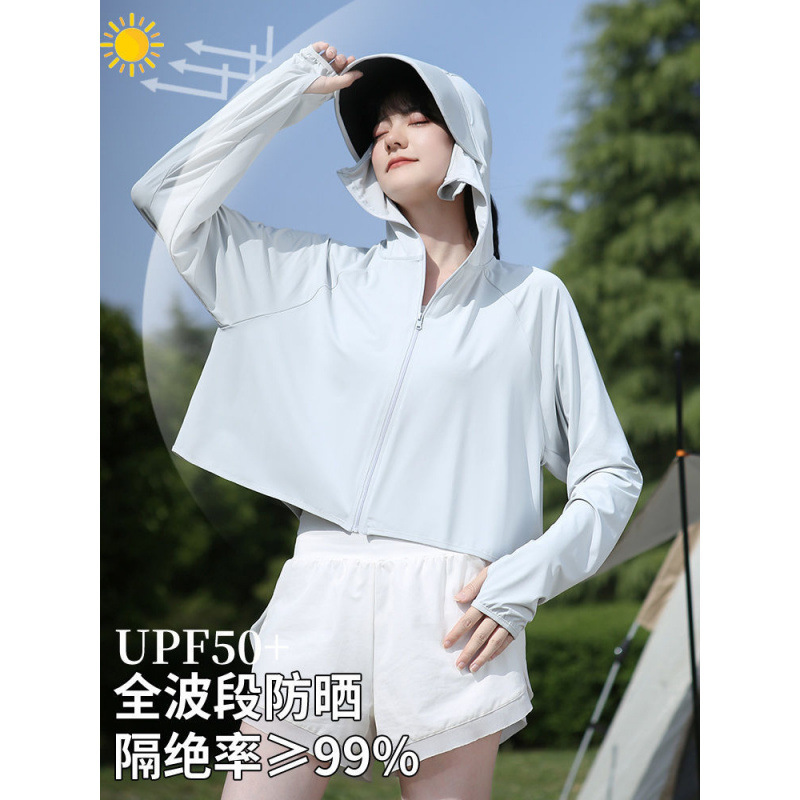 2025 New [Vinyl Brim Style] Women's Sun Protection Clothing Summer Fashionable Breathable Anti-Uv Outdoor Sun Protection Clothing