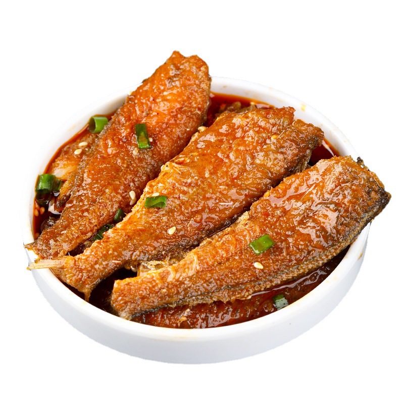 Spicy/Spiced yellow croaker canned 100g TikTok fast hand live broadcast with goods first-hand supply manufacturer