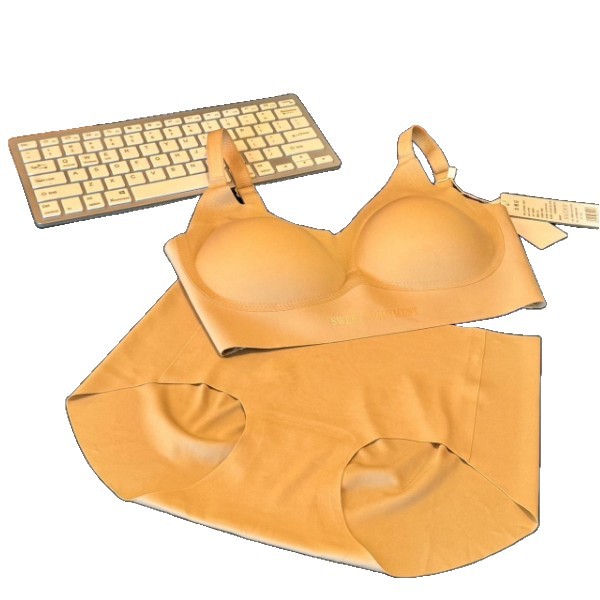 Liquid Foundation Jelly Invisible Underwear Set Push-Up Breast Reduction Anti-Sagging Lifting Bra Women's Bra