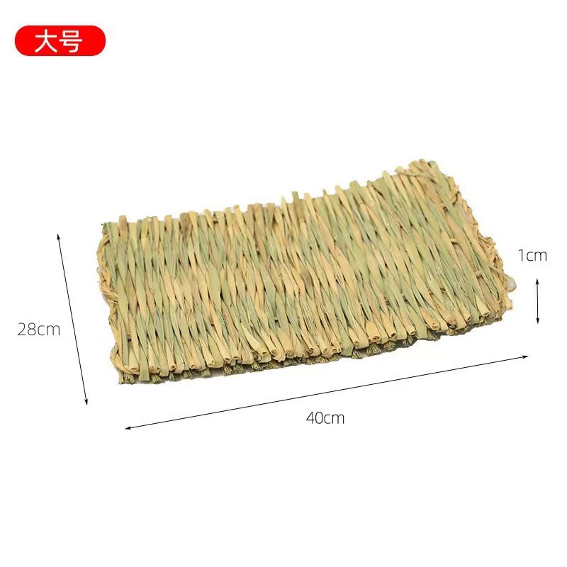Pet straw mat wholesale hand woven rabbit grass nest rutin chicken nest hamster Totoro rabbit cage pet supplies