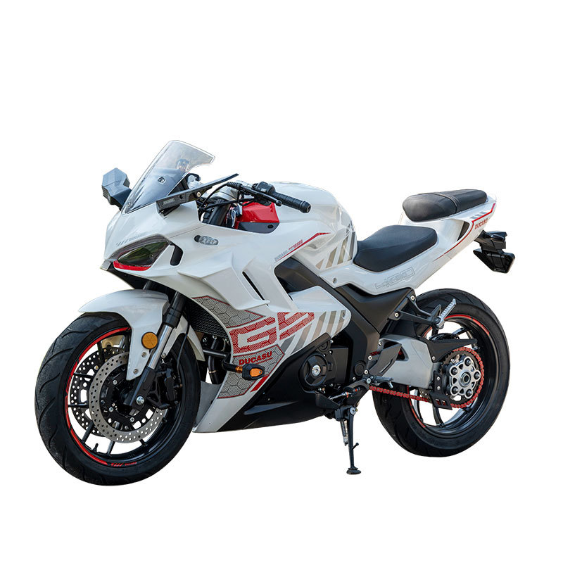 Cross-Border 400Cc Double-Cylinder Water-Cooled Motorcycle Export Can Be Taken with Brand Sports Car Ducerson Dk400 Adult Racing Motorcycle