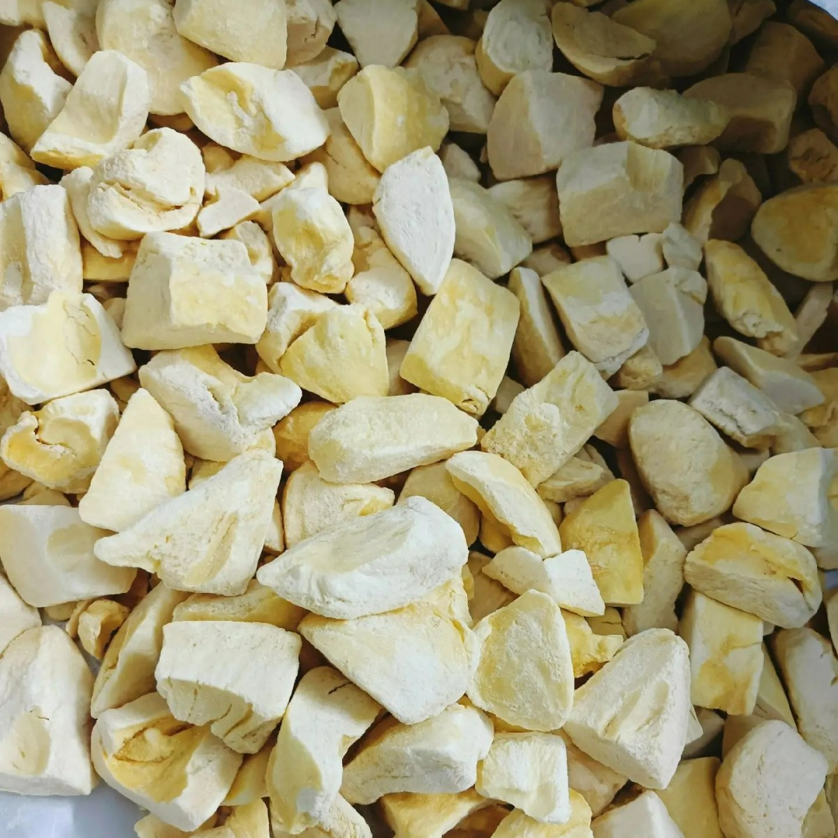 Tai Xian Sheng Premium Fd Durian Freeze-Dried Golden Pillow Freeze-Dried Durian Raw Material Original Cut Durian Pieces Bulk Factory Wholesale