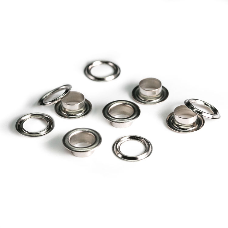 Factory Direct Supply of Metal Eyelets with Round Edges, Eyelet Buckles for Clothing and Bags, Decorative Edge Eyelet Buckles with Complete Types