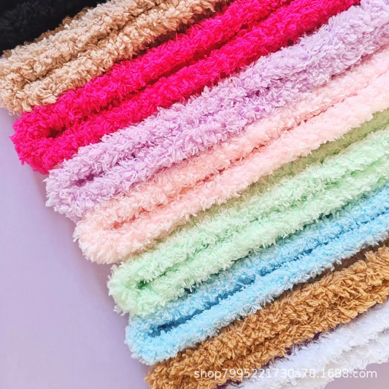 Factory Direct sales 15mm twisted stick encryption coral fleece wool root wholesale diy handmade material Puppy Kitten