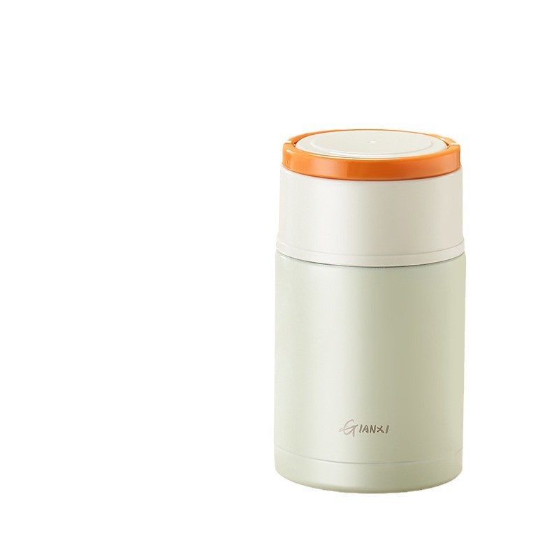 Jie Anxi Portable Insulated Lunch Box for Work, Gift Office Large Capacity Breakfast Cup, 316 Stainless Steel Thermal Mug