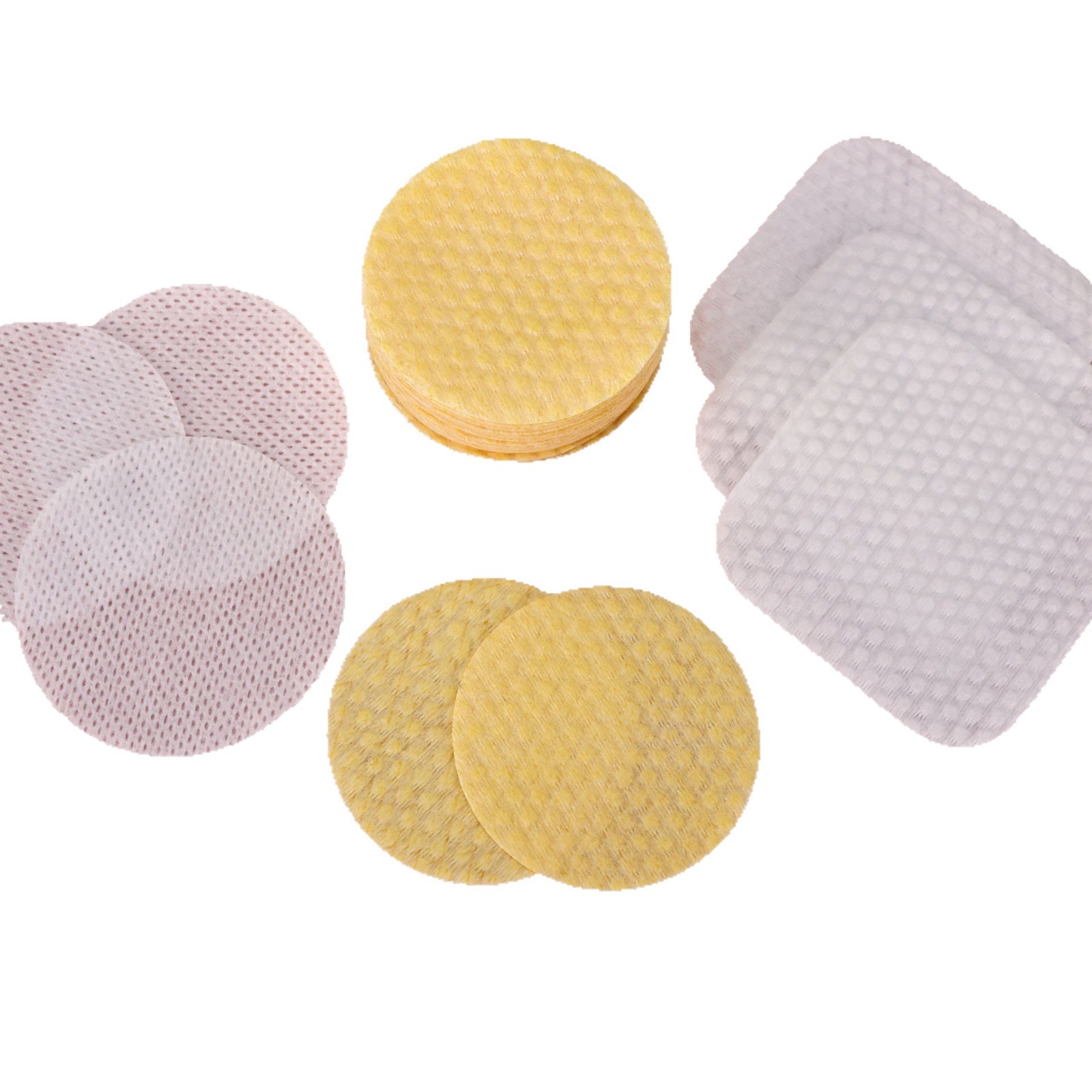 Factory Direct Hair Color Non-Woven Discs, Exfoliating Cotton Pads for Aflatoxin, Facial Makeup Remover Wet Compress Cotton Pads