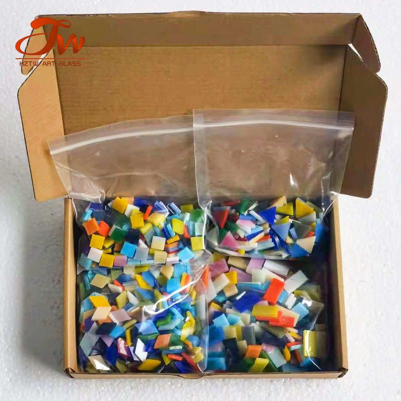 Квадратная призматическая треугольная прямоугольная цветная стеклянная мозаика Mica стеклянная мозаика комплект мозаики
