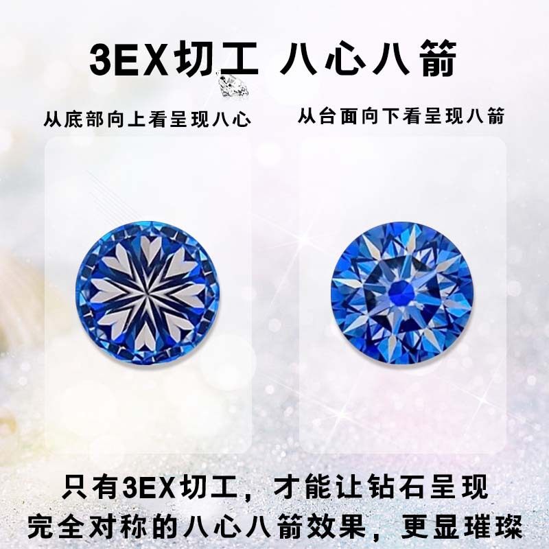 Igi Cultivated Diamond 18K Gold Diamond Ring Laboratory Artificial Cvd Artificial Loose Diamond Synthetic Ring