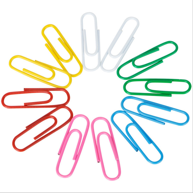 Source manufacturers color paper clips, plastic paper clips, paper clips, 28mm paper clips