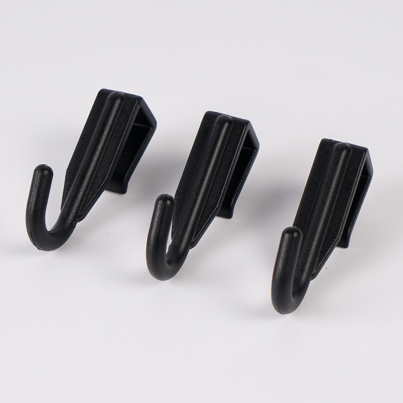 Rack hook accessories bathroom bathroom kitchen trolley punch-free plastic hook wall hanging towel square tube