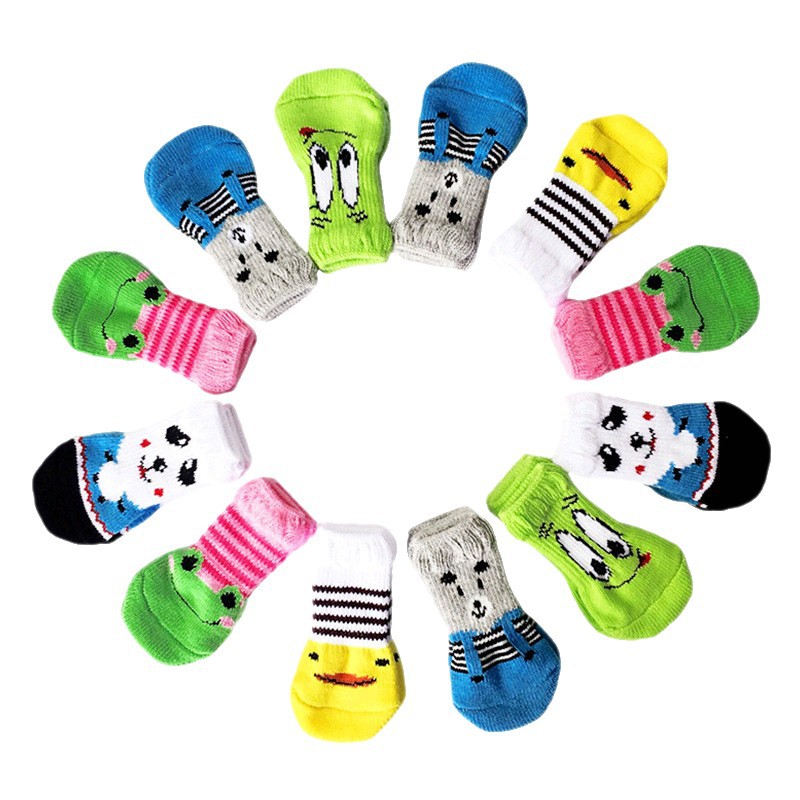 Dog socks anti-scratch anti-dirty anti-slip foot cover dog bixiong teddy dog shoes cat shoes pet supplies