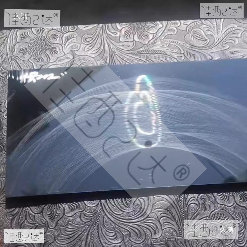 Black acrylic plate mirror glass plate reflection panel scratch holographic fish tank background plate