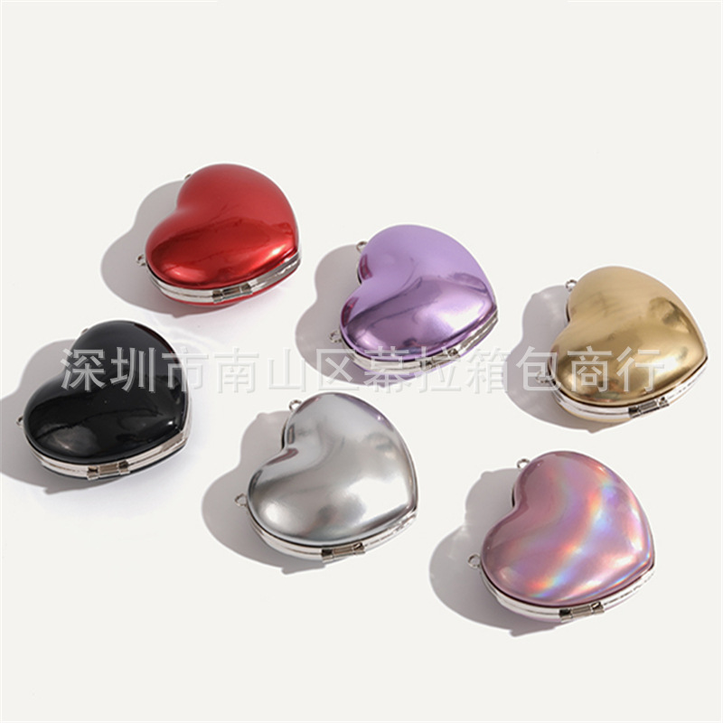 сумка для помады Love, новая весенне-летняя сумка в форме сердца, стиль принцессы, женская маленькая сумка через плечо