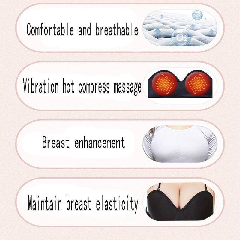Cross-Border Smart Chest Massager Chest Massage Artifact Electric Chest Massage Hot Compress Underwear Massage Bra