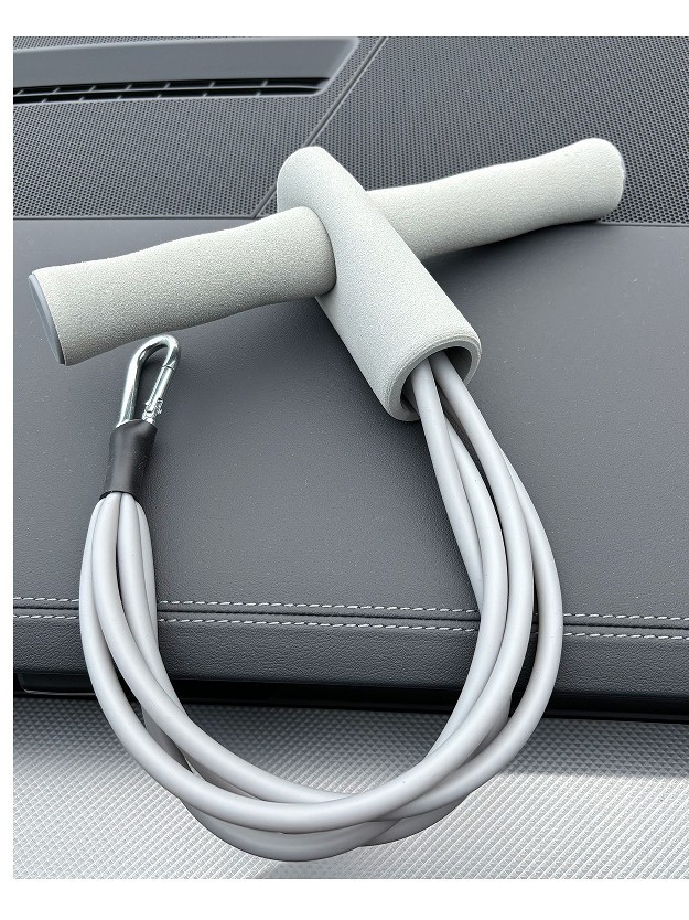 Подходит для машины для скручивания живота, вспомогательное устройство для подтягиваний, набор из трех частей с пеной, только Nbr, высокая эластичность для тренировки талии и живота