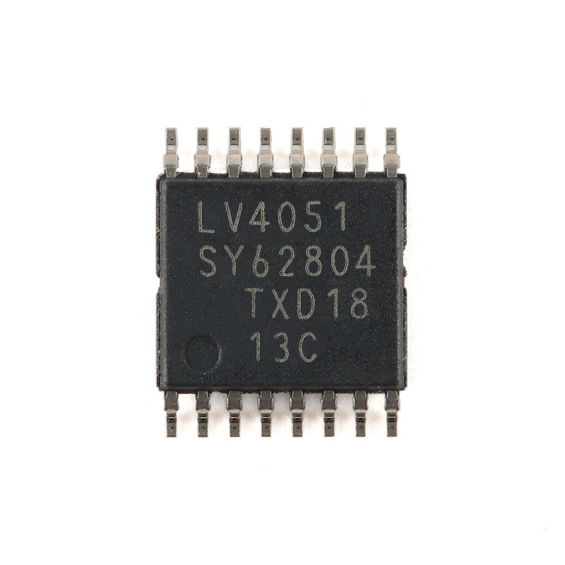 74LV4051PW,118 TSSOP-16 8-channel analog multiplexer/demultiplexer chip with single