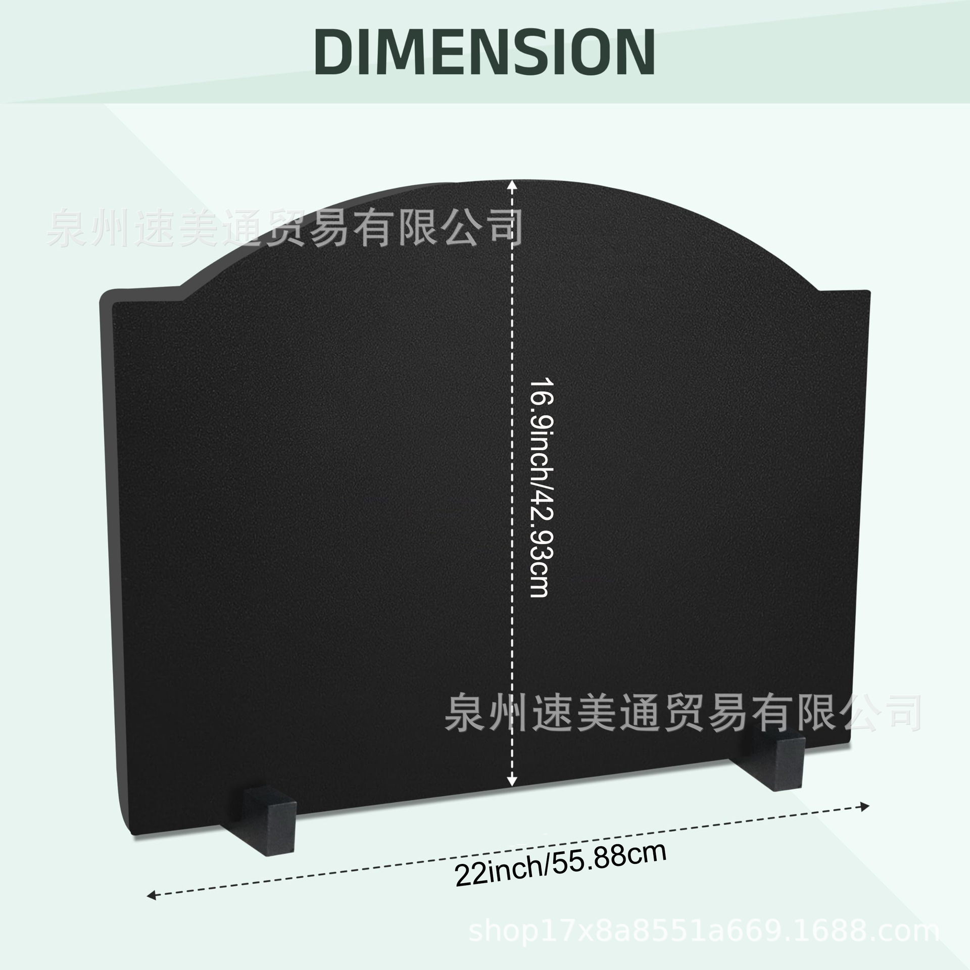 22-дюймовый камин, задняя панель с огнеупором, защитная панель для камина, черная огнеупорная изоляционная плита