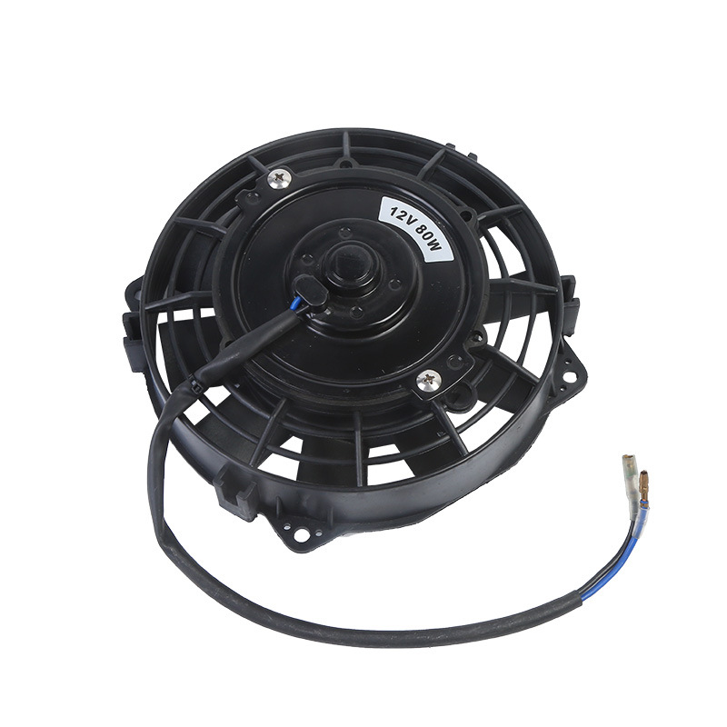 Cooling fan 12V car machine car air conditioner cooling fan 6 inch ultra-thin universal car electronic fan 80w