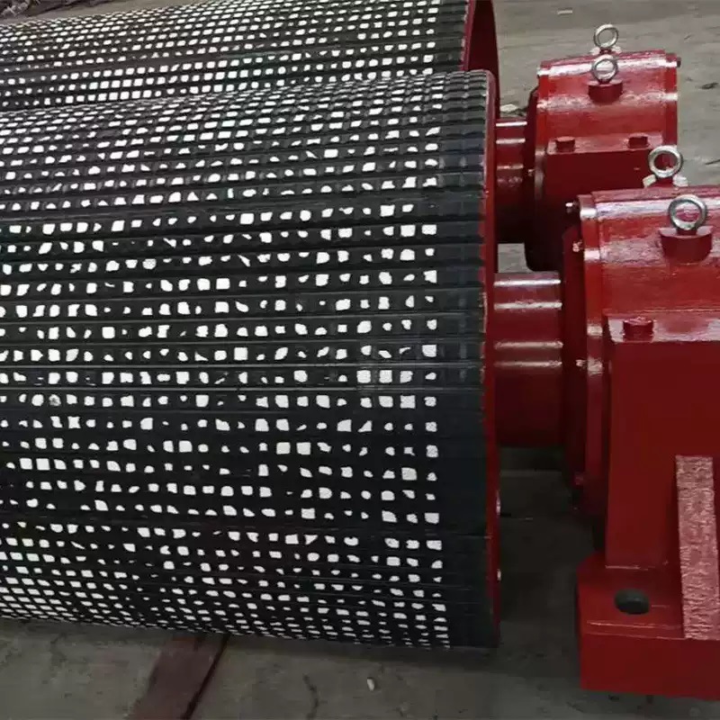 Ceramic Drum Rubber-Coated Special Wear-Resistant Rubber Sheet Mining Conveyor Accessories Flame-Retardant Semi-Vulcanized Ceramic Rubber Sheet