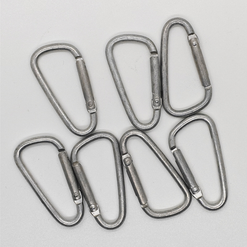 No. 5 D-type mountaineering buckle aluminum alloy rough backpack luggage Bluetooth speaker water bottle pot spring quick-hanging buckle wholesale