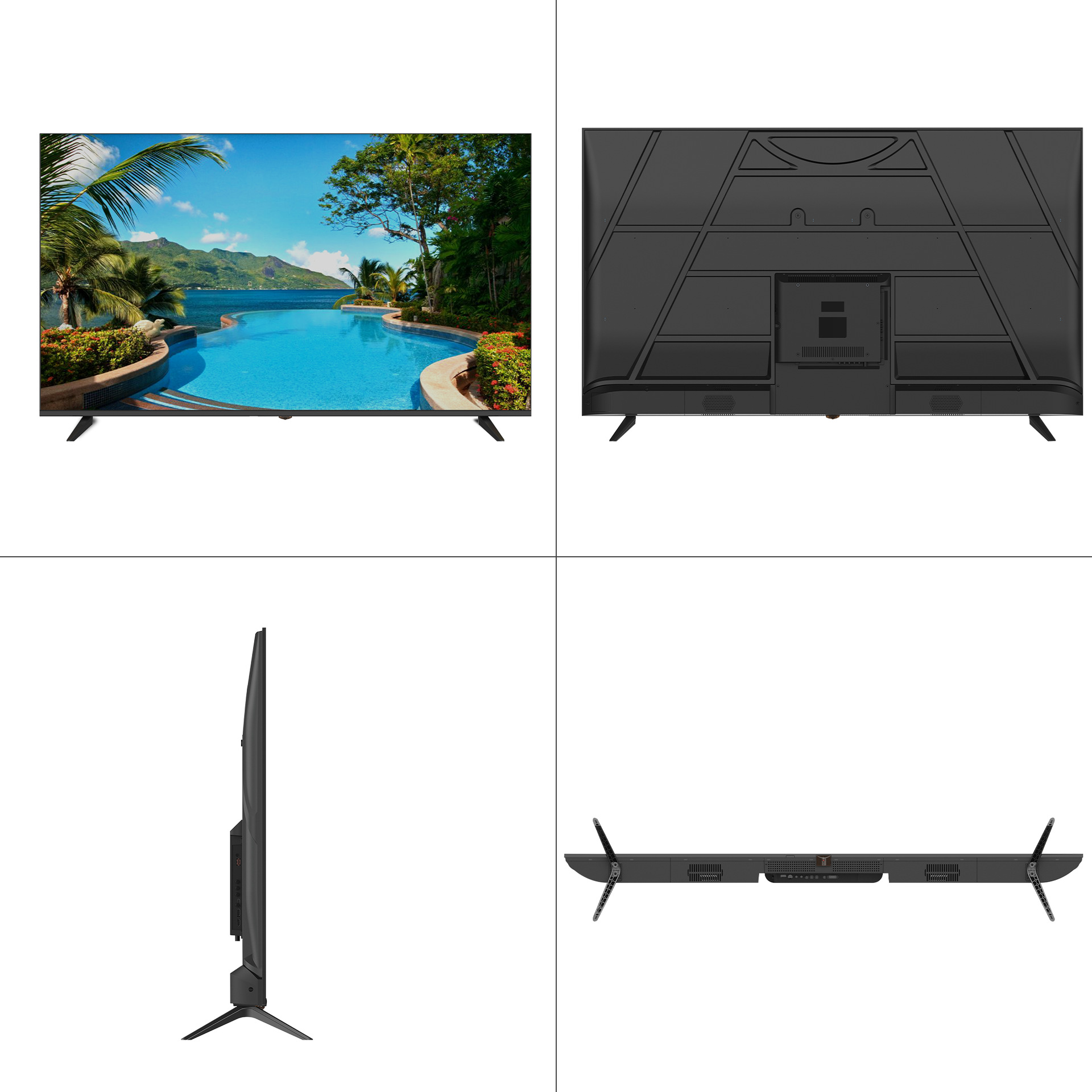 Foreign Trade 32inch Led Lcd Tv Atv Android Google Hd Explosion-Proof Tv 75/ 85inch Ultra-Thin Tv