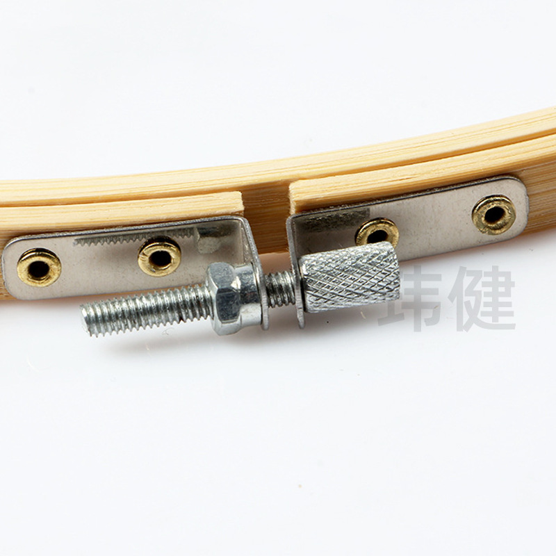 New Cross-Stitch Embroider Bamboo Embroider Stretch Bamboo Frame Adjustable Bamboo Environmentally Friendly Tools Embroider Hoop Embroider Frame Factory Direct Supply