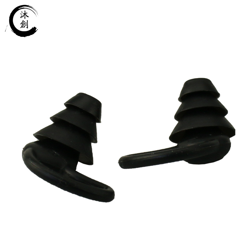 Silicone Earplugs Anti-Noise Boxed Shark Fin Earplugs Learning Sleep Waterproof Earplugs Silicone Swimming Earplugs