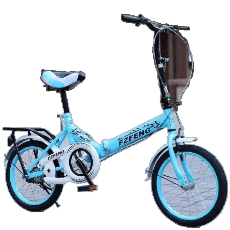 Folding Bicycle Adult Bicycle 20inch Male and Female Middle School Student Bicycle Lightweight and Portable Installation-Free Factory Supply