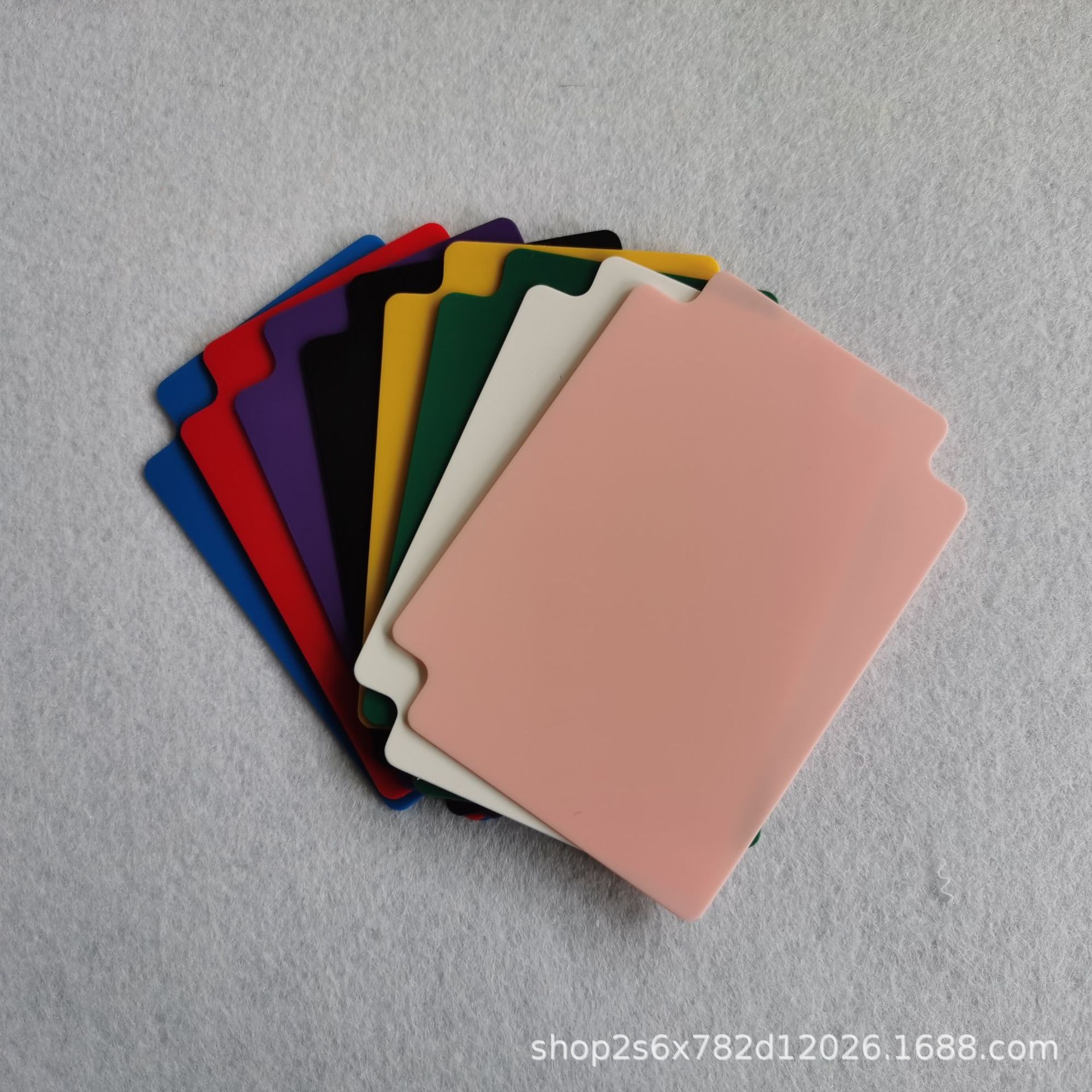 69X96mm plastic PP CARD separator CARD DIVIDER any color can be printed