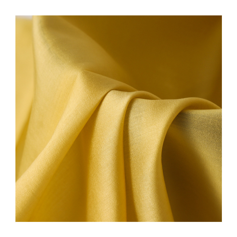 Spot Wholesale 60-Count Lenzing Tencel Satin Shirt Fabric Women's Dress Smooth and Breathable Tencel Fabric