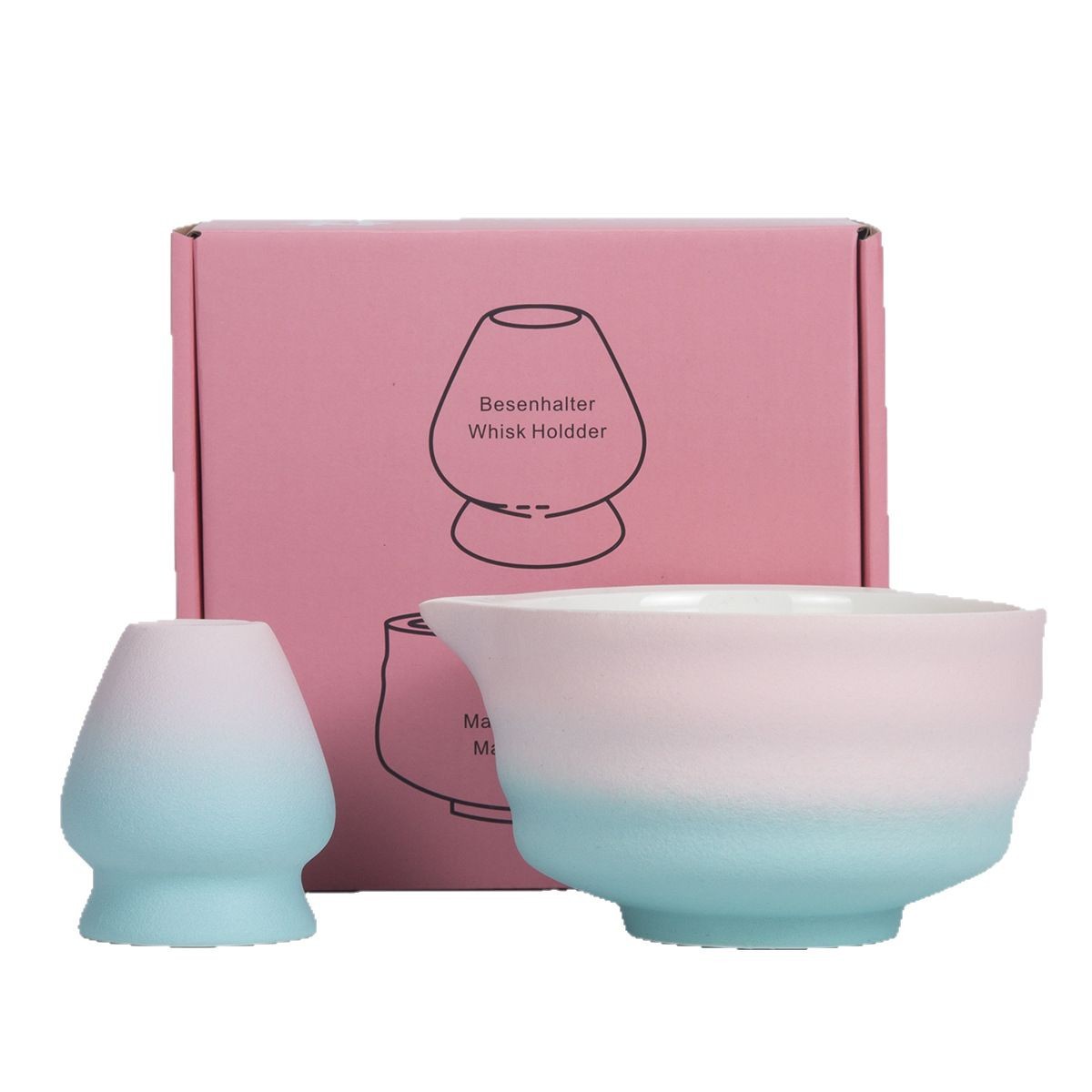 Cross-border Japanese-style Matcha Tea Set suit Matcha Bowl with Mouth Tea