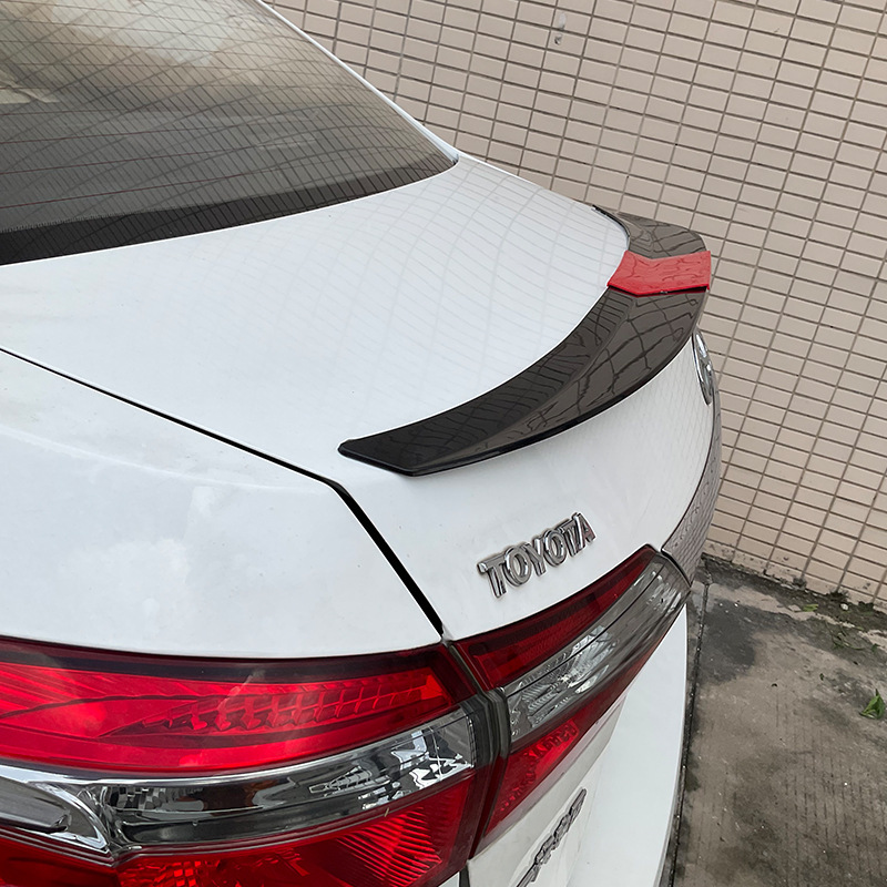 Manufacturer Supplies Universal Rear Wings for Car Modification, Three-Stage Adjustable Glossy Black/Carbon Rear Wings, Universal Spoiler