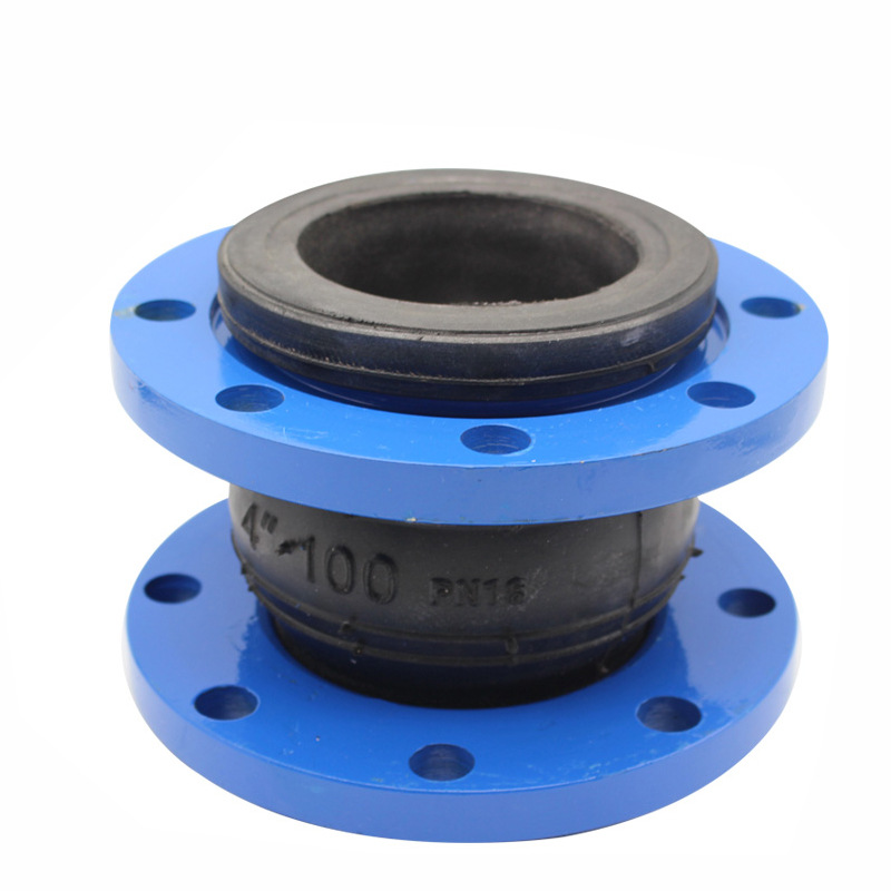 Jc Customized Flange Rubber Soft Joint Rubber Expansion Joint for Carvable Flange Water Pump Valve with Rubber Expansion Joint