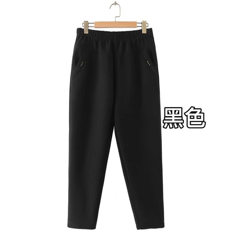 Spring 2025 New Mother Pants High Waist Straight Pants for Elderly Women Granny Pants Loose Pants for Elderly Casual