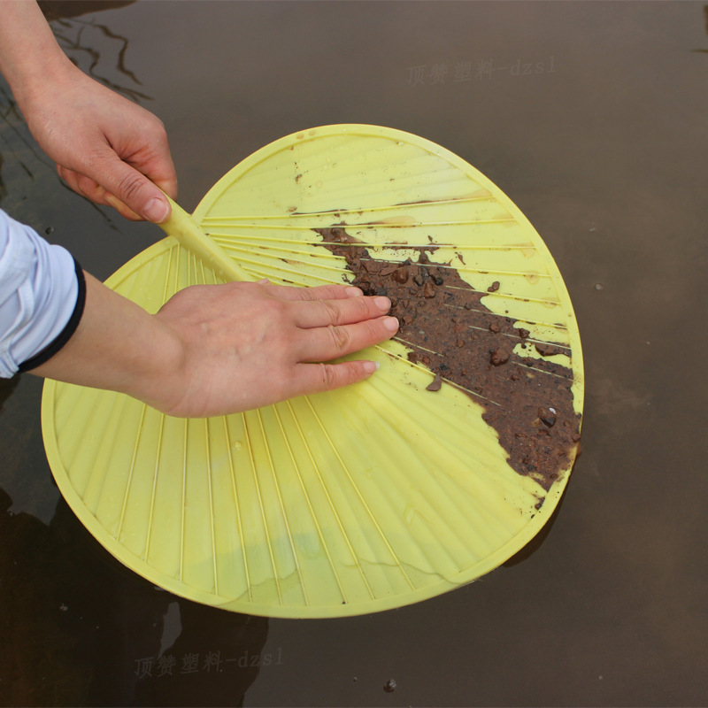 Plastic Hand-Cranked Large Cattail Fan, Thickened and Enlarged, Anti-Fall Fan, Summer Fan, Household Banana Fan, Old-Fashioned Household Fan