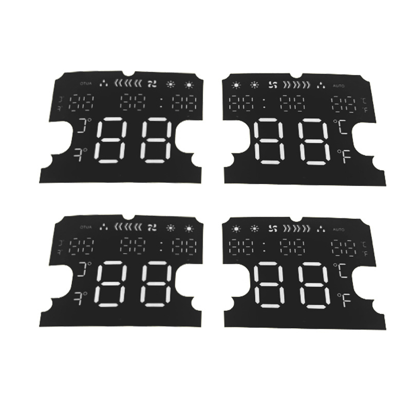 Digital Translucent 88 Display Diaphragm Led Digital Tube Display Diaphragm Radio Pet Diffusion Film Digital Screen