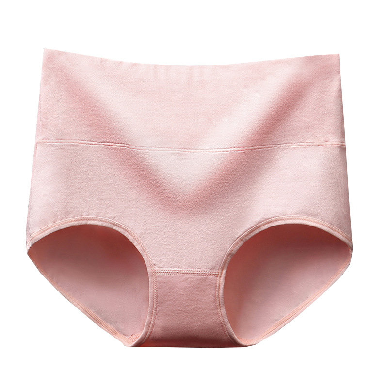 [Border Customization] Plus Size Pure Cotton Women's Underwear Belly Controlling Butt Lifting High Waist Underwear Pure Cotton High Waist Underwear