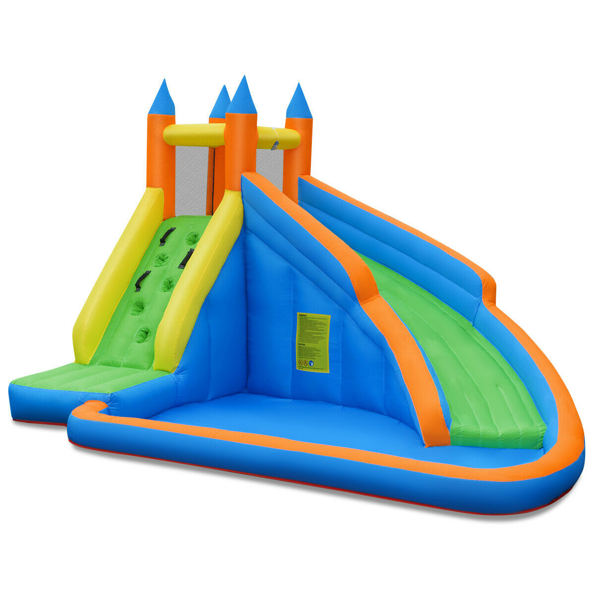 Cross-Border Export Outdoor Inflatable Castle Household Small Trampoline Inflatable Small Slide Oxford Cloth Factory Direct Supply Wholesale